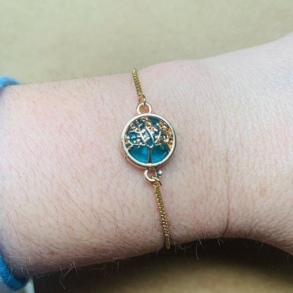 ✨Mother & Daughter Tree of Life Bracelets✨18k Gold Adjustable Bracelet ✨ Mom - Picture 2 of 12